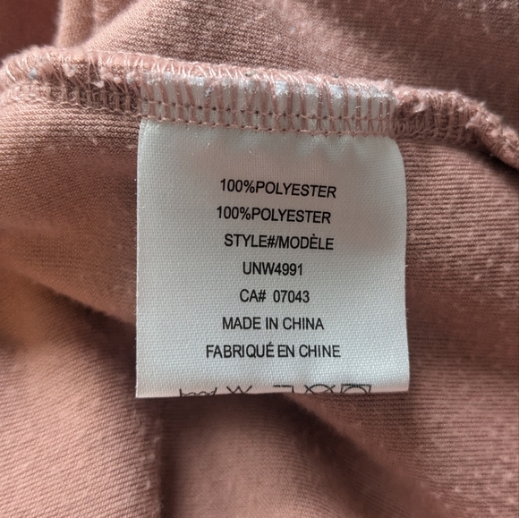 Women's Pink Velour Hoodie - Picture 5 of 6